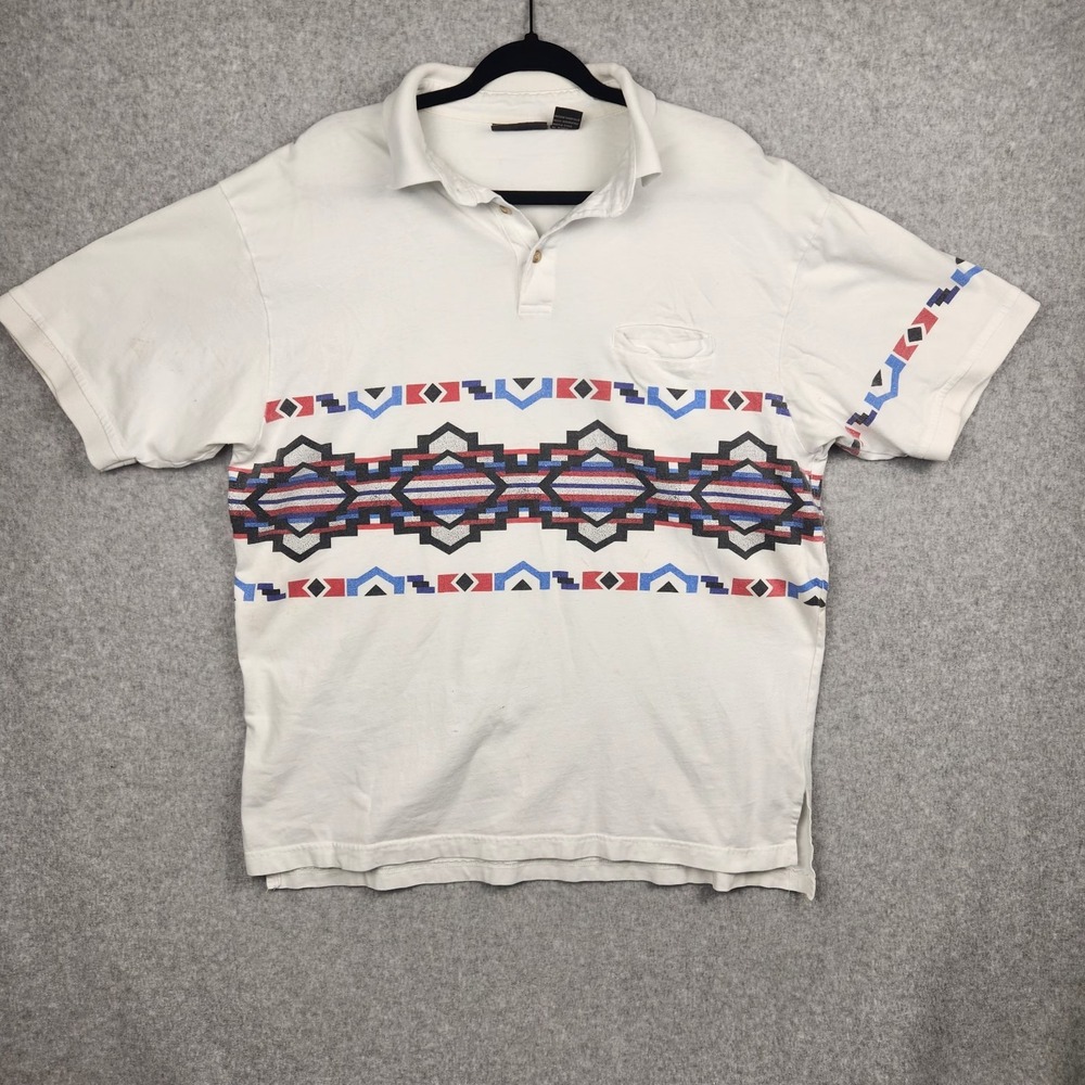 Vintage Roper Shirt Mens Size XL Aztec Print Southwest Western‎